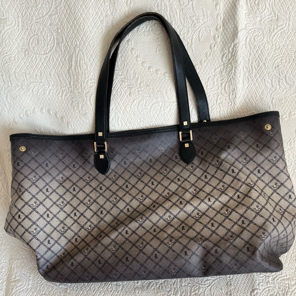 LAMB L.A.M.B large TOTE BAG Gwen Stefani sheep logo AUTHENTIC w/ dustbag - Picture 6 of 17
